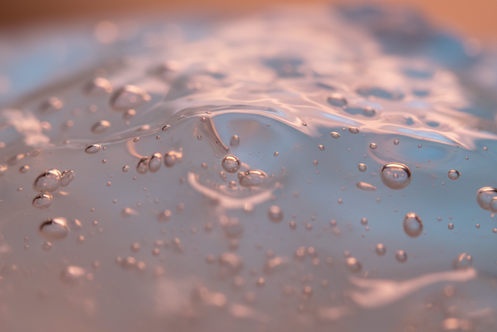 gelatine jelly closeup