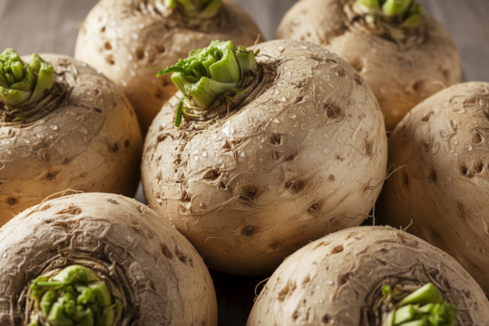 sugar beets close up